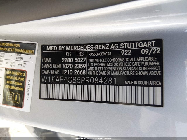 2023 MERCEDES-BENZ C 300 W1KAF4GB5PR084281 Photo 8