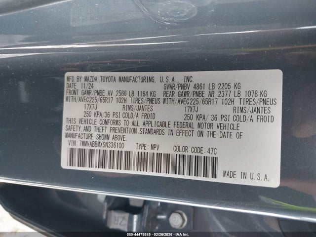 2025 MAZDA CX-50 7MMVABBMXSN336100 Photo 8