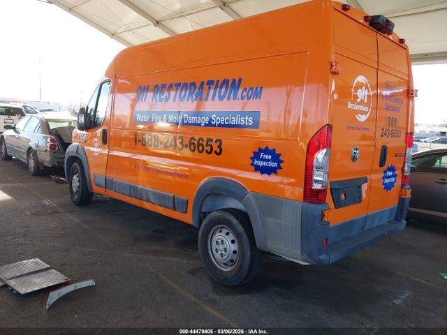 44479405 :رقم المزاد ، 3C6TRVBG9HE538281 vin ، 2017 Ram Promaster 1500 High Roof 136 Wb مزاد بيع