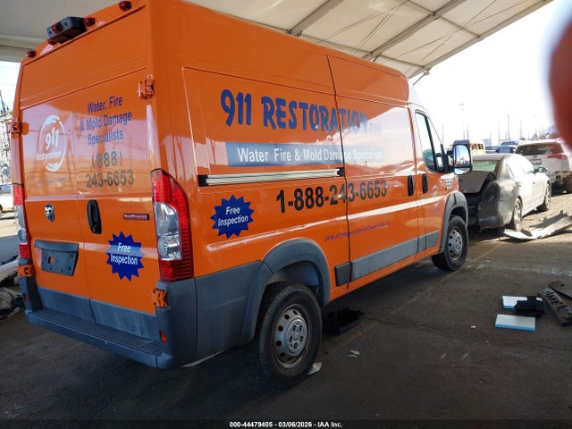 44479405 :رقم المزاد ، 3C6TRVBG9HE538281 vin ، 2017 Ram Promaster 1500 High Roof 136 Wb مزاد بيع