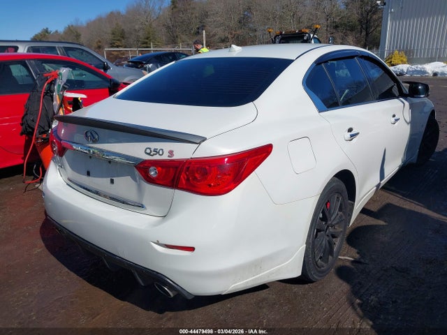 2014 Infiniti Q50 Premium მანქანა იყიდება აუქციონზე, vin: JN1BV7AR9EM685232, აუქციონის ნომერი: 44479498