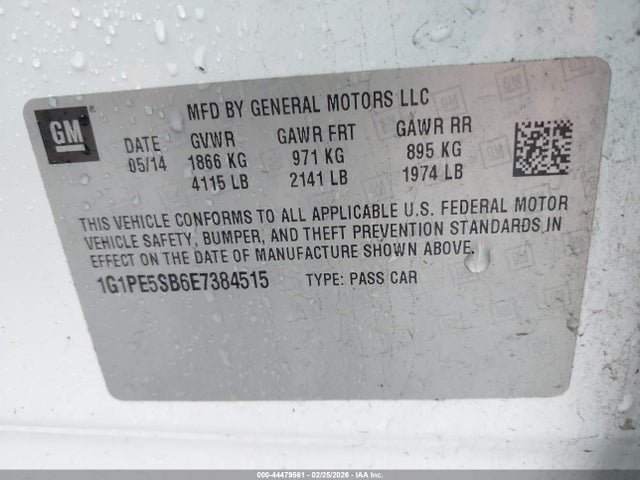 Chevrolet Cruze 2lt Auto 2014 1G1PE5SB6E7384515 Image 9