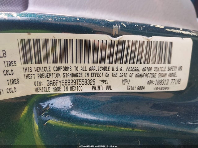 2009 CHRYSLER PT CRUISER 3A8FY58929T558329 Photo 8