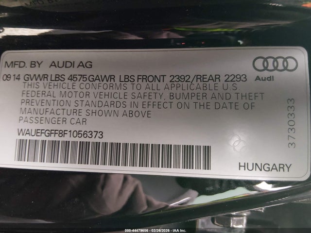 2015 AUDI A3 WAUEFGFF8F1056373 Photo 8