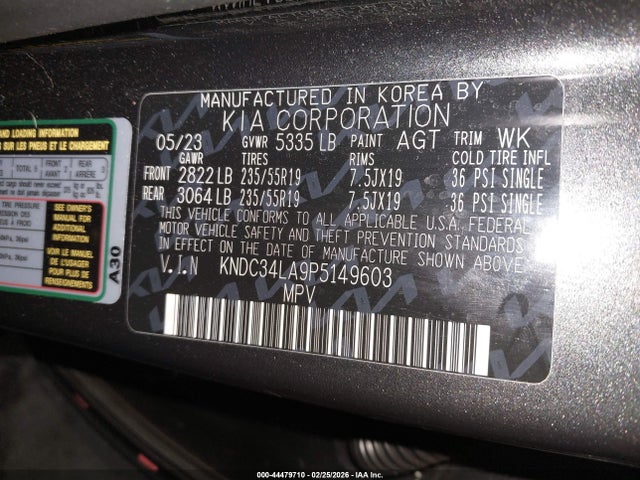 2023 KIA EV6 KNDC34LA9P5149603 Photo 8