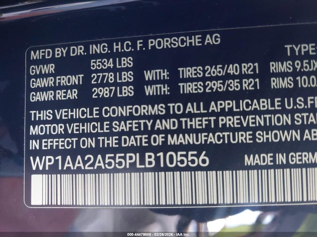 Porsche Macan T 2023 WP1AA2A55PLB10556 Image 9