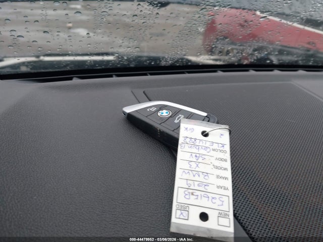 2019 Bmw X3 Xdrive30i მანქანა იყიდება აუქციონზე, vin: 5UXTR9C51KLE14888, აუქციონის ნომერი: 44479952