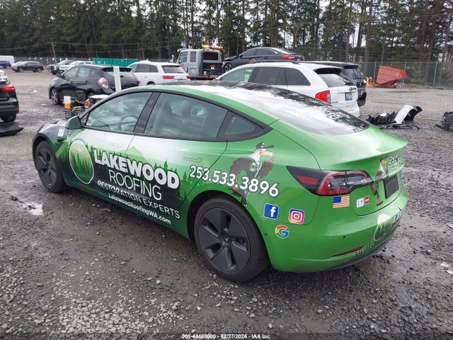Продаж на аукціоні авто 2021 Tesla Model 3 Standard Range Plus Rear-wheel Drive, vin: 5YJ3E1EA1MF915372, номер лоту: 44480000