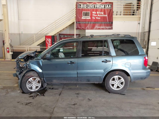 2005 Honda Pilot Ex-l მანქანა იყიდება აუქციონზე, vin: 2HKYF18565H527252, აუქციონის ნომერი: 44480082