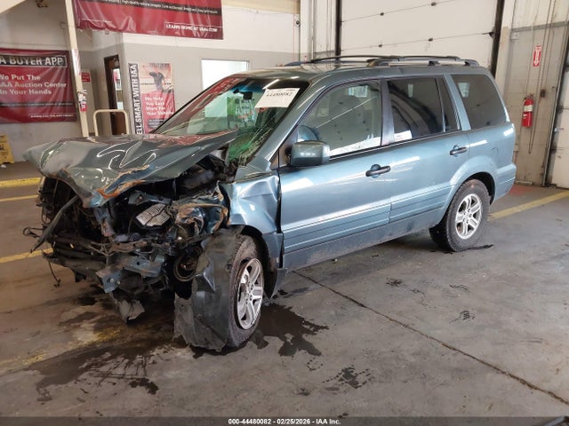2005 Honda Pilot Ex-l მანქანა იყიდება აუქციონზე, vin: 2HKYF18565H527252, აუქციონის ნომერი: 44480082