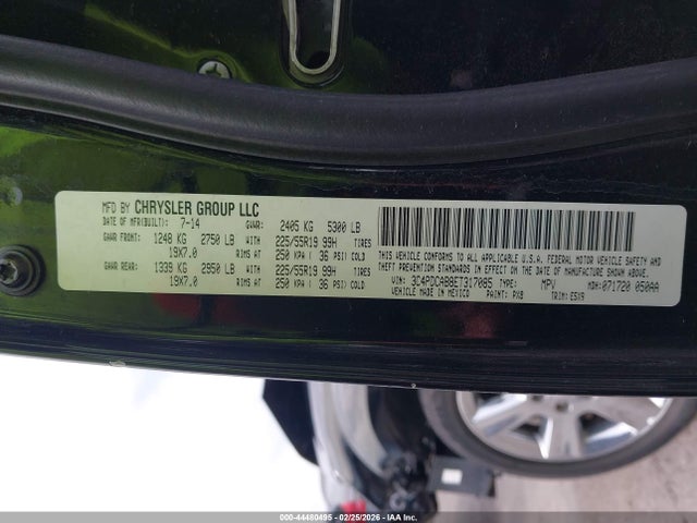 3C4PDCAB8ET317085 Dodge JOURNEY SE