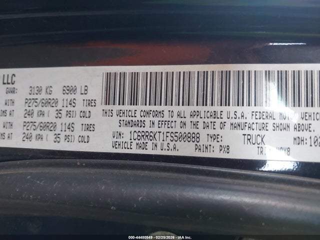1C6RR6KT1FS500888 RAM 1500 Express