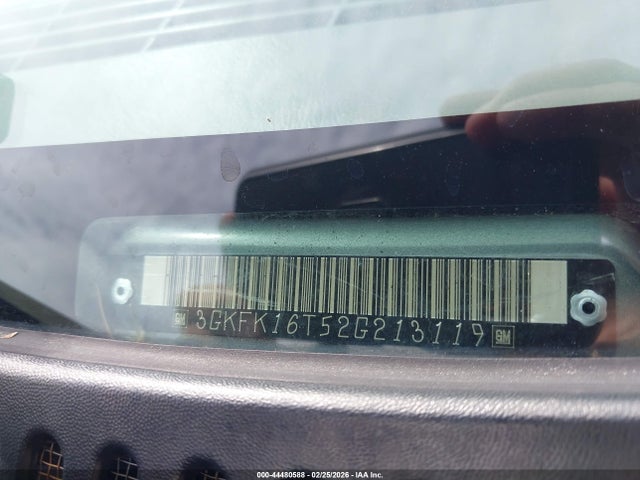 44480588 :رقم المزاد ، 3GKFK16T52G213119 vin ، 2002 Gmc Yukon Xl 1500 Slt مزاد بيع
