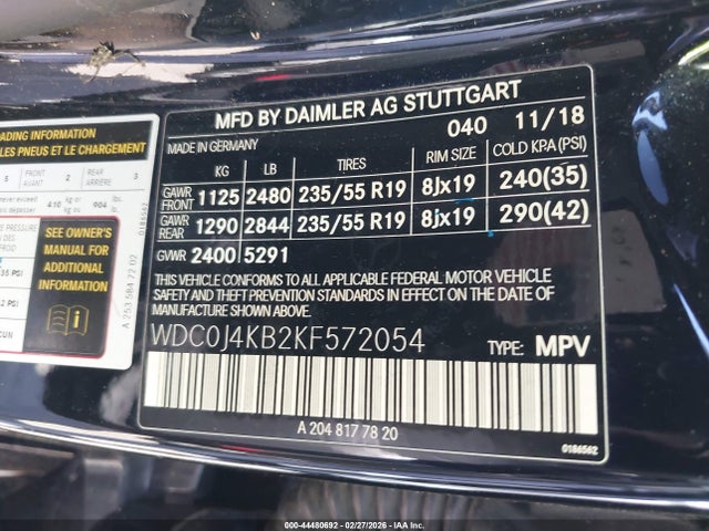 2019 MERCEDES-BENZ GLC 300 COUPE WDC0J4KB2KF572054 Photo 8