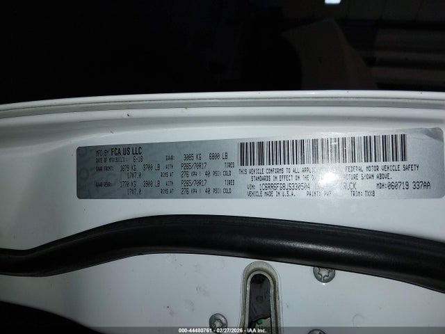 2018 RAM 1500 1C6RR6FG8JS330504 Photo 8