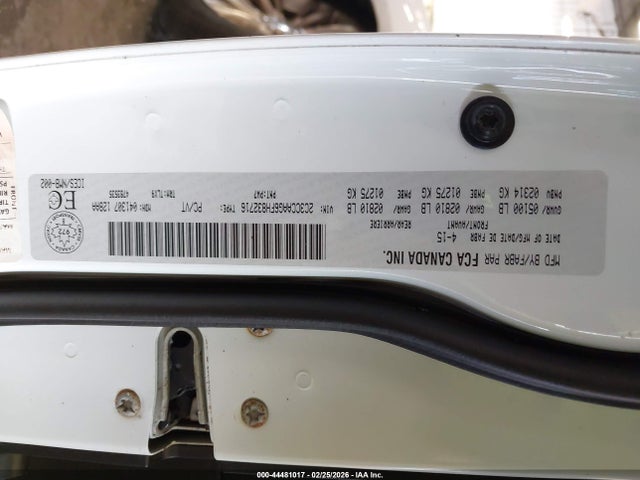 Продажа на аукционе авто 2015 Chrysler 300 Touring, vin: 2C3CCAAG6FH832716, номер лота: 44481017