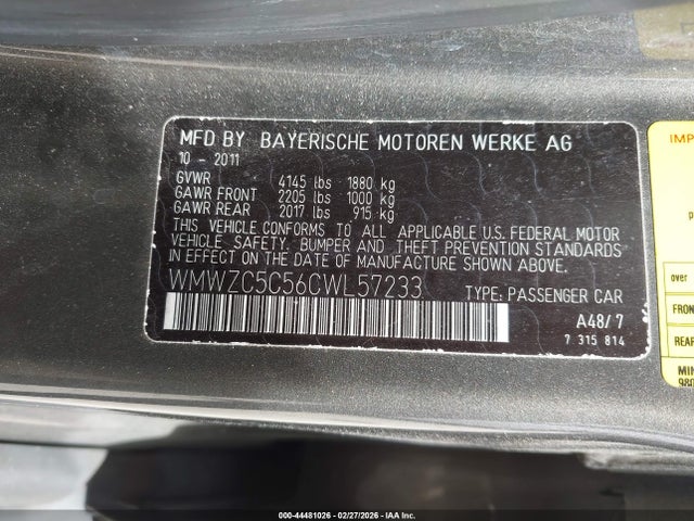 2012 MINI COOPER S COUNTRYMAN WMWZC5C56CWL57233 Photo 8