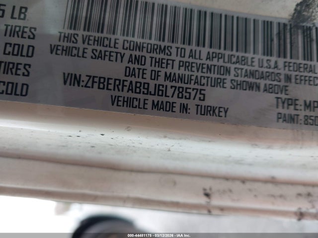 2018 RAM PROMASTER CITY ZFBERFAB9J6L78575 Photo 8