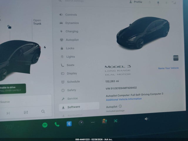 2021 TESLA MODEL 3 5YJ3E1EB4MF928402 Photo 6