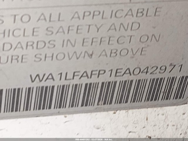 WA1LFAFP1EA042971 Audi Q5 2.0t Premium