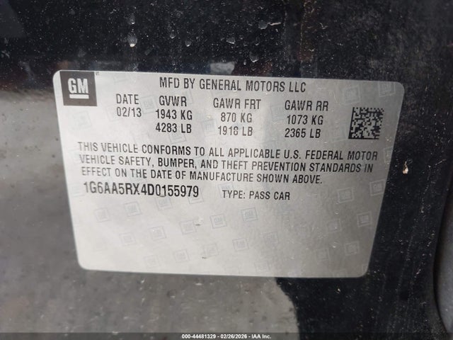 2013 CADILLAC ATS 1G6AA5RX4D0155979 Photo 8