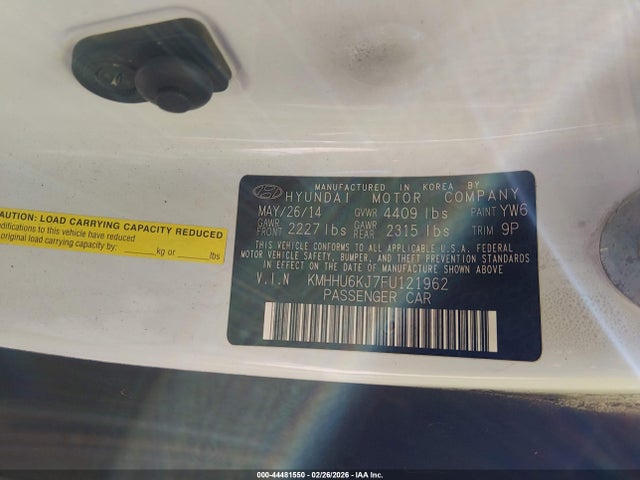 2015 HYUNDAI GENESIS KMHHU6KJ7FU121962 Photo 8