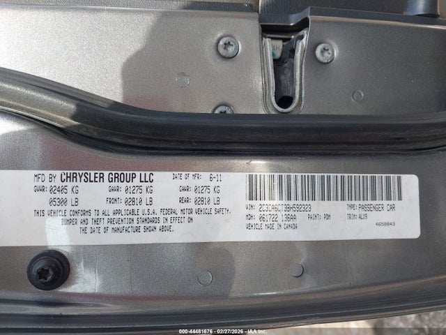 2011 CHRYSLER 300C 2C3CA6CT3BH592323 Photo 8