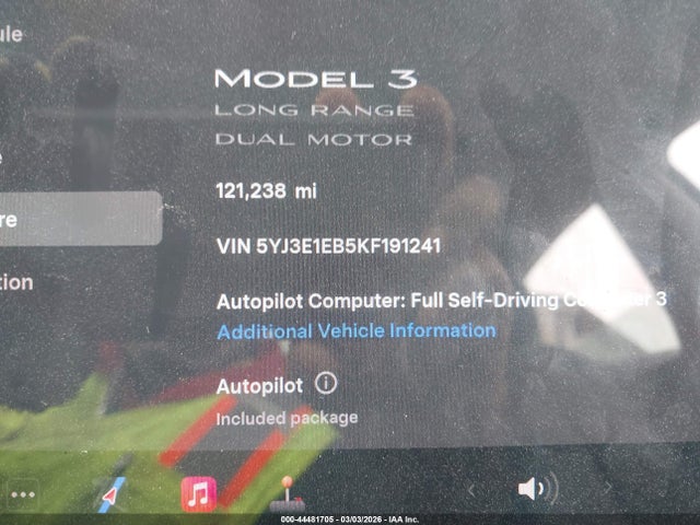 2019 TESLA MODEL 3 5YJ3E1EB5KF191241 Photo 6