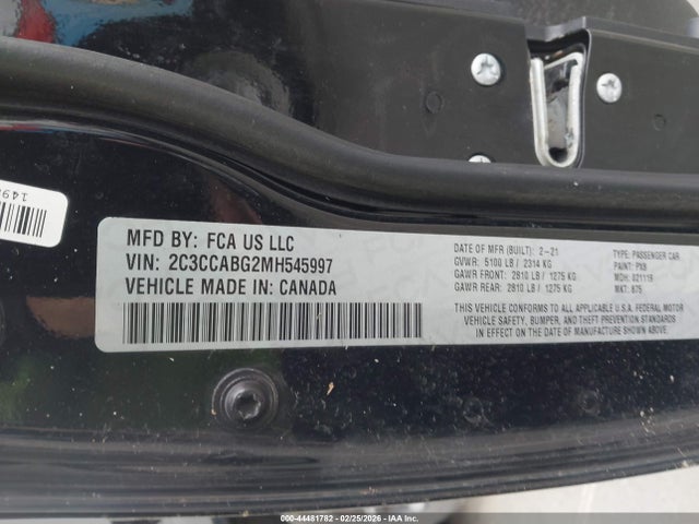 2021 CHRYSLER 300 2C3CCABG2MH545997 Photo 8