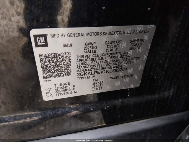 2019 GMC TERRAIN 3GKALPEV1KL389704 Photo 8
