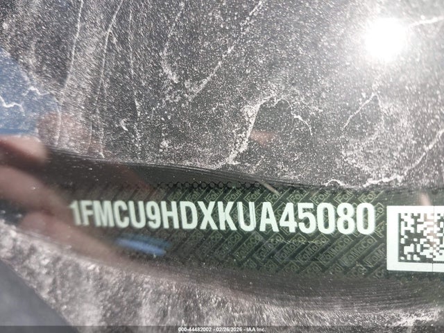 Aukcja sprzedaży 2019 Ford Escape Sel, vin: 1FMCU9HDXKUA45080, numer aukcji: 44482002