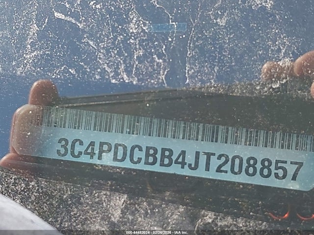 44482024 :رقم المزاد ، 3C4PDCBB4JT208857 vin ، 2018 Dodge Journey Sxt مزاد بيع