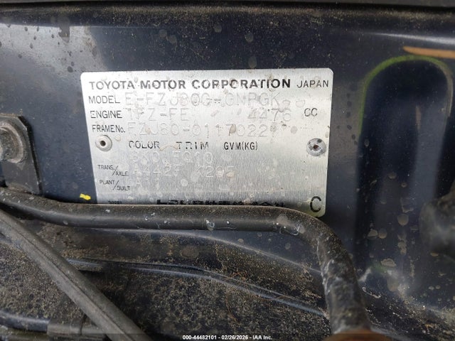 1995 TOYOTA LAND CRUISER FZJ800117022 Photo 8