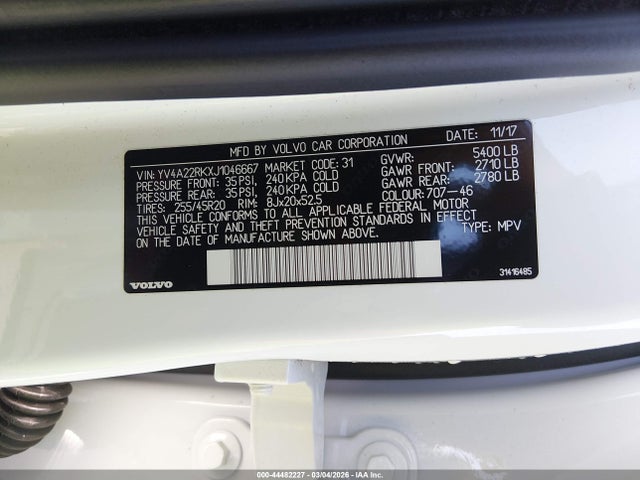 2018 VOLVO XC60 YV4A22RKXJ1046667 Photo 8