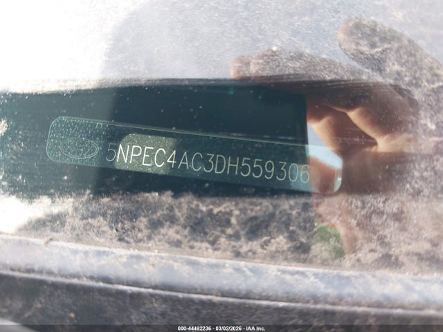 2013 Hyundai Sonata Se მანქანა იყიდება აუქციონზე, vin: 5NPEC4AC3DH559306, აუქციონის ნომერი: 44482236