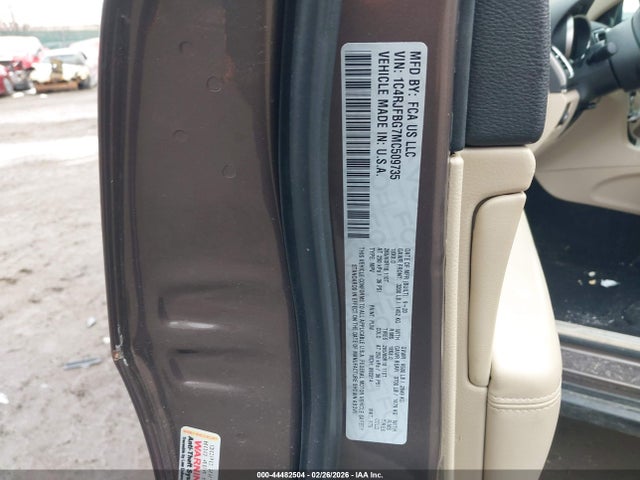 Продажа на аукционе авто 2021 Jeep Grand Cherokee Limited 4x4, vin: 1C4RJFBG7MC509735, номер лота: 44482504