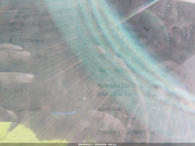 2023 TESLA MODEL Y 7SAYGAEEXPF792861 Photo 6