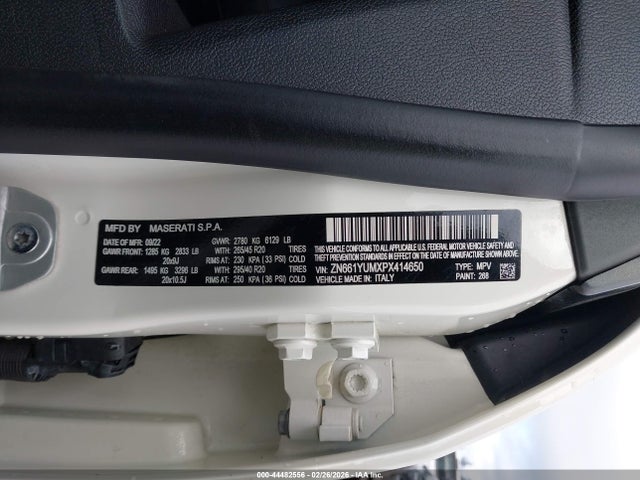 ZN661YUMXPX414650 Maserati Levante Modena