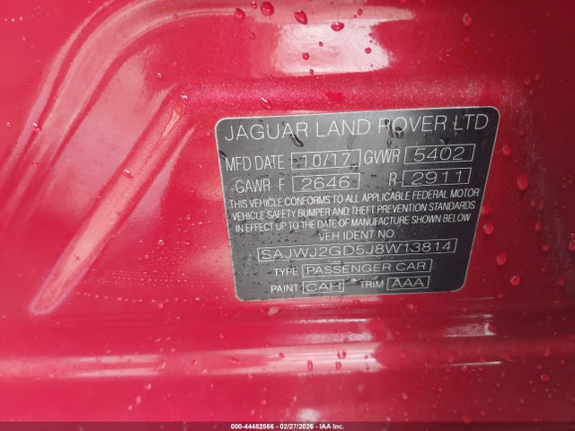 2018 JAGUAR XJ SAJWJ2GD5J8W13814 Photo 8