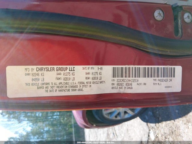Продажа на аукционе авто 2010 Chrysler 300 Touring/signature Series/executive Series, vin: 2C3CA5CV1AH132510, номер лота: 44482798