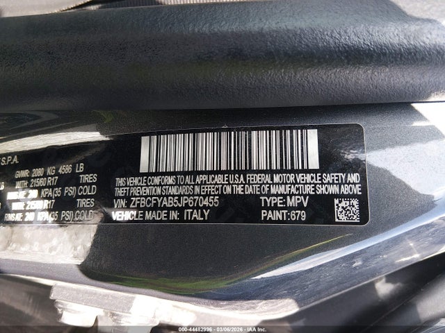 2018 FIAT 500X ZFBCFYAB5JP670455 Photo 8