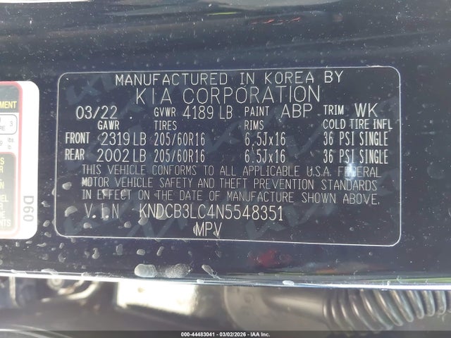 KIA Niro Lxs 2022 KNDCB3LC4N5548351 Image 9