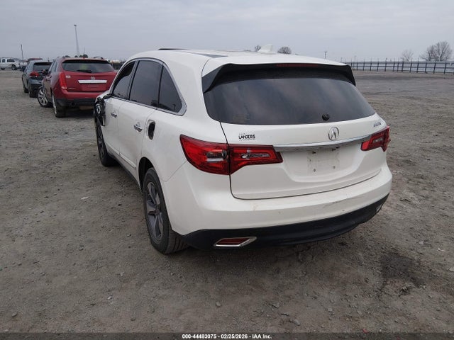 Продаж на аукціоні авто 2016 Acura Mdx Acurawatch Plus Package, vin: 5FRYD3H28GB009277, номер лоту: 44483075