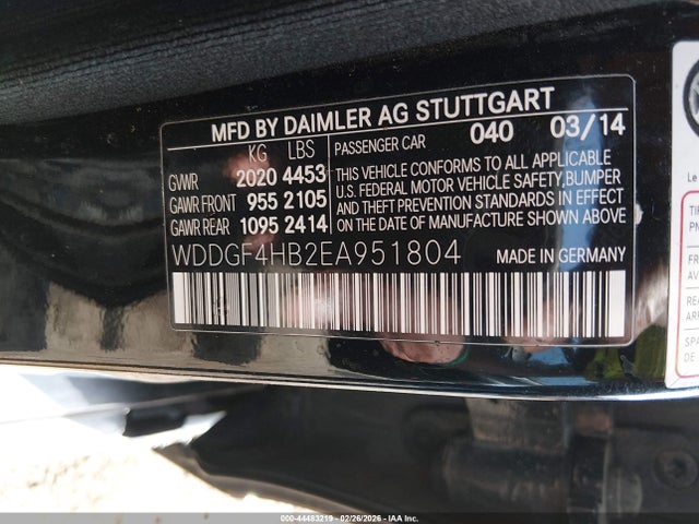 2014 MERCEDES-BENZ C 250 WDDGF4HB2EA951804 Photo 8