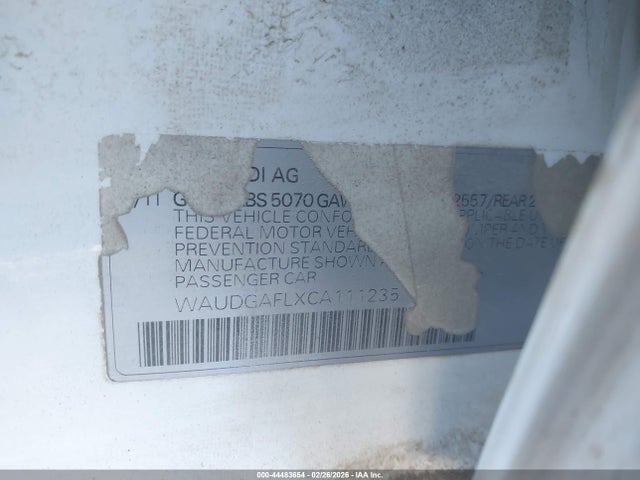 2012 AUDI S4 WAUDGAFLXCA111235 Photo 8