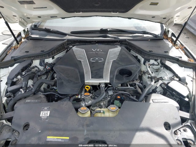 44483680 :رقم المزاد ، JN1FV7AR4JM480364 vin ، 2018 Infiniti Q50 3.0t Red Sport 400 مزاد بيع