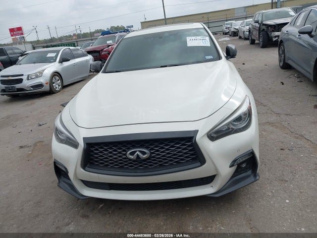 44483680 :رقم المزاد ، JN1FV7AR4JM480364 vin ، 2018 Infiniti Q50 3.0t Red Sport 400 مزاد بيع