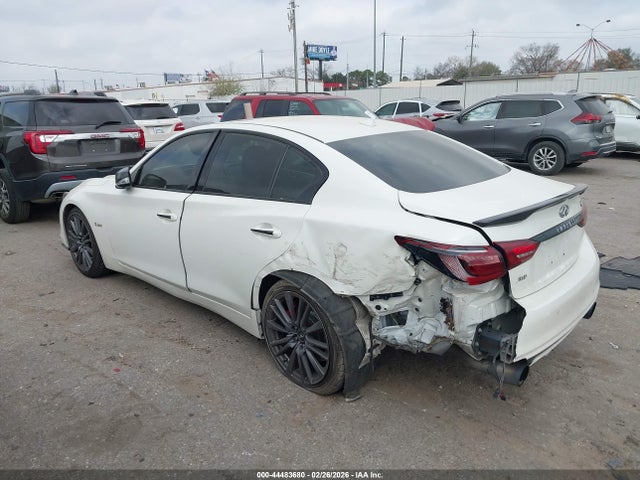 44483680 :رقم المزاد ، JN1FV7AR4JM480364 vin ، 2018 Infiniti Q50 3.0t Red Sport 400 مزاد بيع