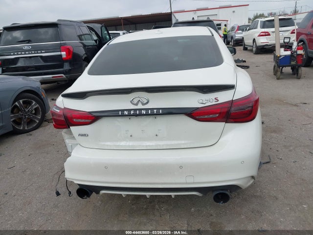 44483680 :رقم المزاد ، JN1FV7AR4JM480364 vin ، 2018 Infiniti Q50 3.0t Red Sport 400 مزاد بيع