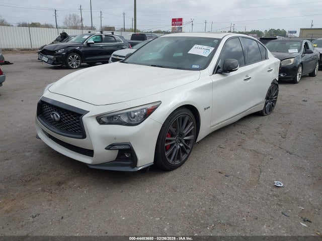 44483680 :رقم المزاد ، JN1FV7AR4JM480364 vin ، 2018 Infiniti Q50 3.0t Red Sport 400 مزاد بيع
